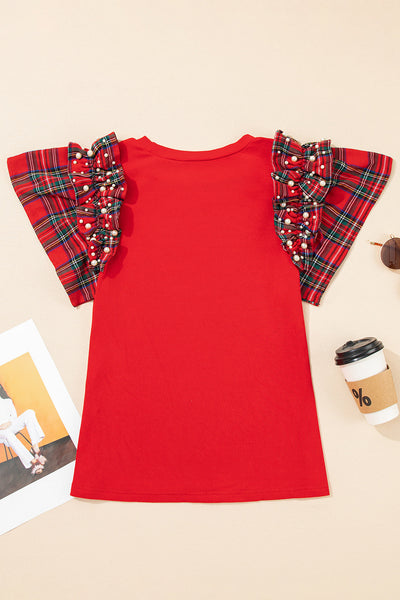 Casual Chic Women‚Äôs Soft Cotton Ruffle Short Sleeve T-Shirt - Perfect Fit for Everyday Style in Versatile Colors