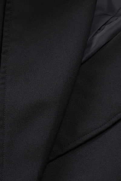Lapel Neck Blazer with Button Front, Stylish Long Sleeve Jacket for Office & Work, Women's Apparel