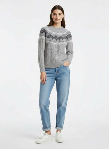 Vintage Nordic Knit Sweater