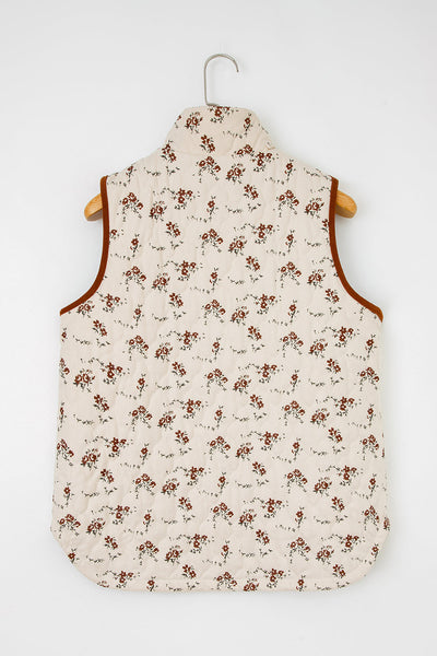 Chic Women's Floral Print Sleeveless Vest Top - Lightweight Summer Blouse for Casual Style and Comfort