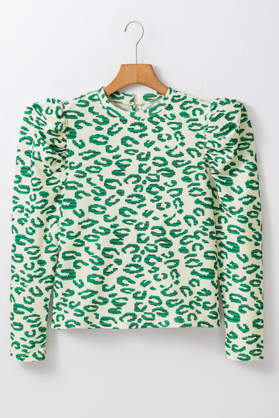 Trendy Women's Puff Sleeve Blouse in Soft Pastel Stylish & Comfortable for Casual or Dressy Outings