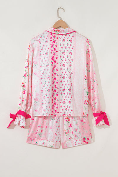 Elegant Women's Floral Cotton Pajama Set - Soft Sleepwear for Cozy Nights, Relaxed Fit for Ultimate Comfort