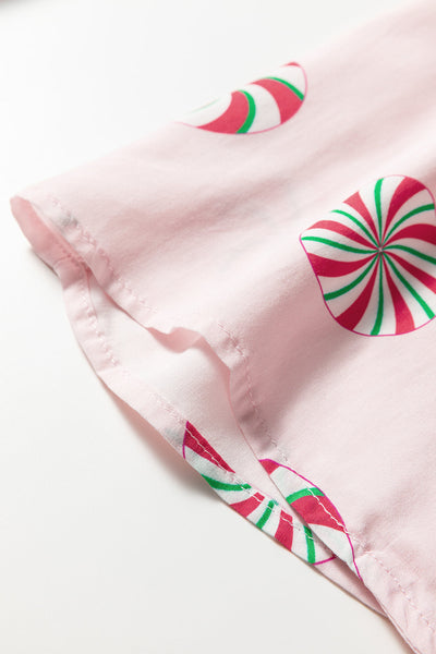 Cozy Women's Christmas Pajama Set - Festive Holiday Sleepwear, Soft Cotton, Relaxed Fit, Cute Red and Green Design