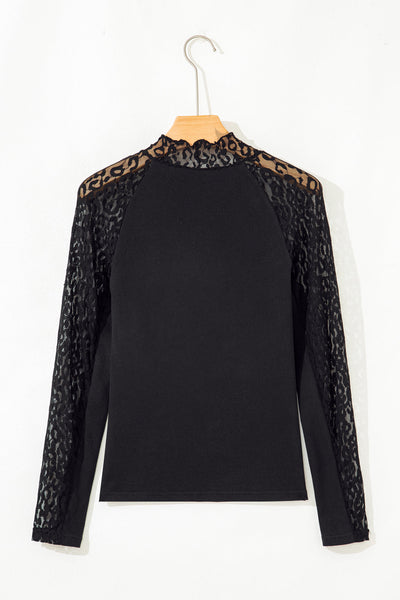 Elegant Black Fitted Top for Women - Chic Style Perfect for Casual or Dressy Occasions