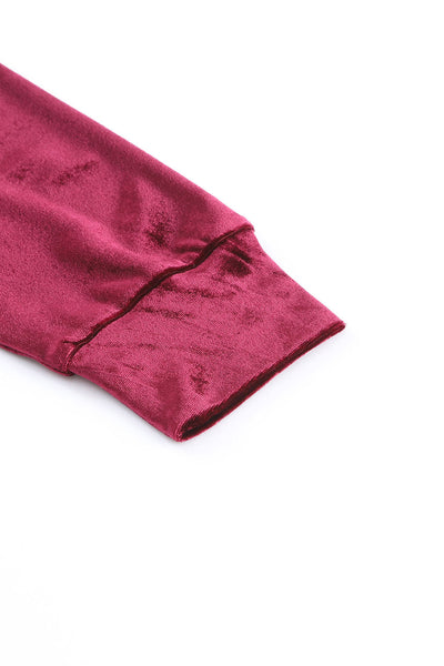 Velvet Red Lounge Set with Fiery Vibe