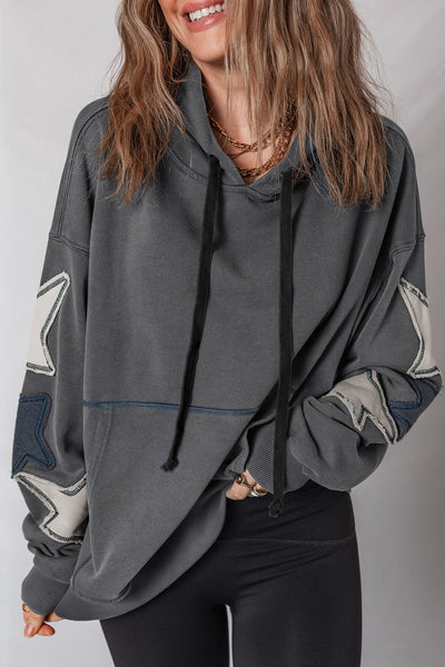 Cozy Oversized Women's Mineral Wash Hoodie - Soft Pastel Pullover Sweatshirt for Casual Chic Comfort