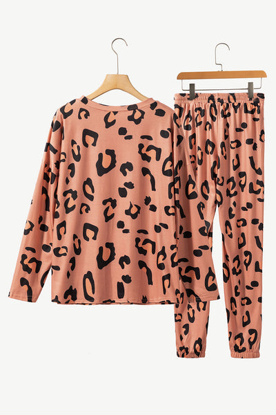 Cozy Chic Leopard Print Lounge Set