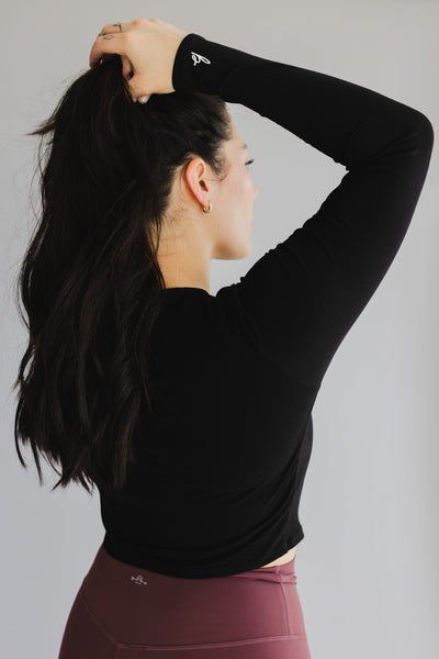 Ribbed Crew *Cropped