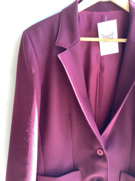 Vintage Burgundy Blazer