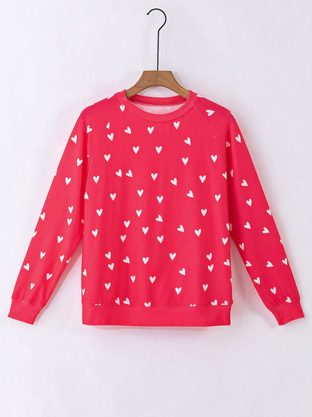 Long Sleeve Heart Pajama Set