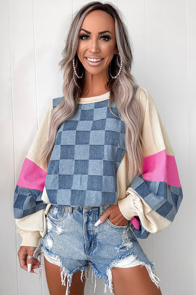 Cozy Oversized Women's Sweatshirt in Soft Cotton Blend - Casual Relaxed Fit for Effortless Everyday Style