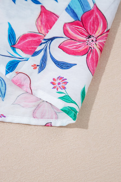 Lightweight Women's Floral Print Blouse - Casual Spring & Summer Top for Effortless Everyday Style