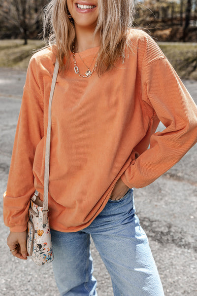 Trendy Oversized Women's Sweatshirt in Soft Cotton Blend - Cozy Casual Style for Ultimate Comfort and Relaxed Fit