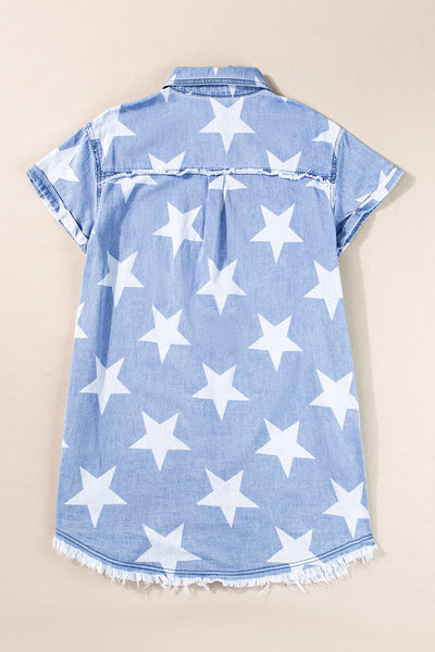 Floral Navy Blue Chiffon Party Dress with V-Neck and Ruched Details