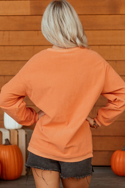 Chic Women's Cozy Textured Sweatshirt - Soft Layering Essential for Casual Style and All-Day Comfort