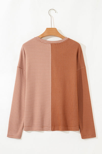 Chic Khaki Women's Top - Comfortable Everyday Wear, Versatile Casual Style for Effortless Fashion