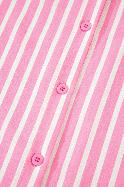 Soft Cotton Striped Pajama Set for Women - Cozy Relaxed Fit Sleepwear for Ultimate Comfort and Stylish Nights