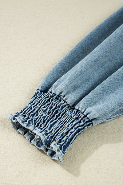 Stylish Women's Blue Denim Mini Dress with Button-Up Front, Casual Summer Essential for Everyday Wear and Outings