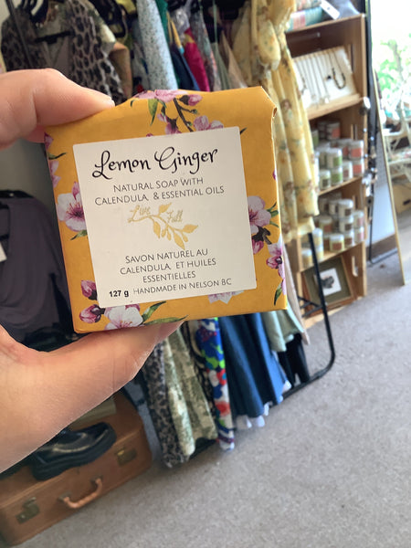 Lemon Ginger Soap- Live Full (Nelson, BC)