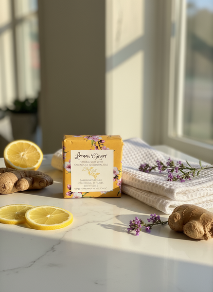 Lemon Ginger Soap- Live Full (Nelson, BC)