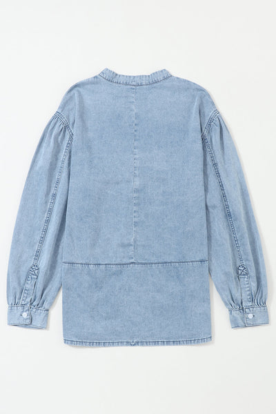 Stylish Single-Breasted Blouses with Ruffled Lapel