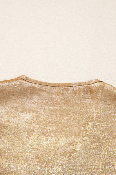 Chic Women's Ruffle Hem Blouse in Soft Pastel Colors - Flowy Fit for Casual or Dressy Occasions