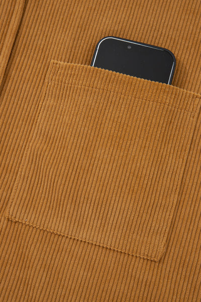 Stylish Women's Sleeveless A-Line Corduroy Dress in Trendy Earthy Tones - Perfect for Casual Outings and Everyday Wear
