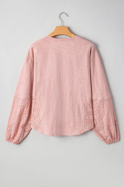 Elegant Light Pink Women's Blouse - Comfortable Everyday Style for Versatile Outfits and Effortless Chic