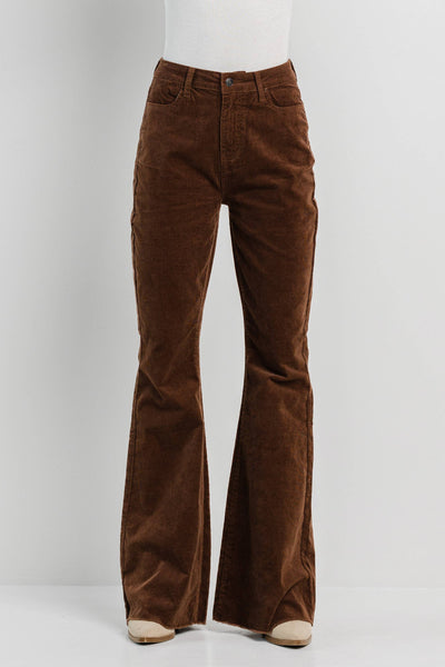 Brown Corduroy Flare