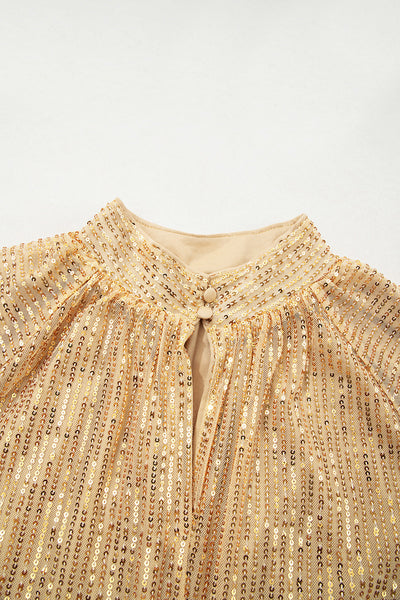 stylish women's shimmering gold metallic blouse | lightweight, perfect for day or night out, effortlessly chic fit made for easy styling and wardrobe