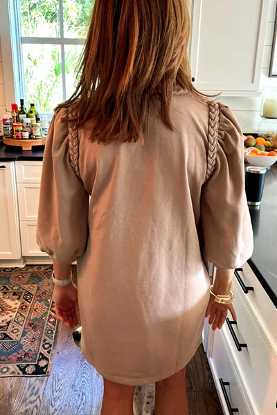 Chic Urban Women's Mini Dress Sweatshirt - Cozy Casual Fit with Pockets in Trendy Colors for Effortless Style