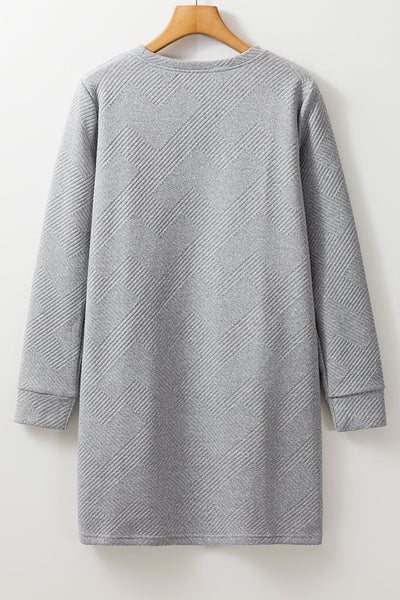 Casual Chic Women's Long Sleeve T-Shirt Dress in Soft Fabric Ideal for Everyday Wear and Easy Layering
