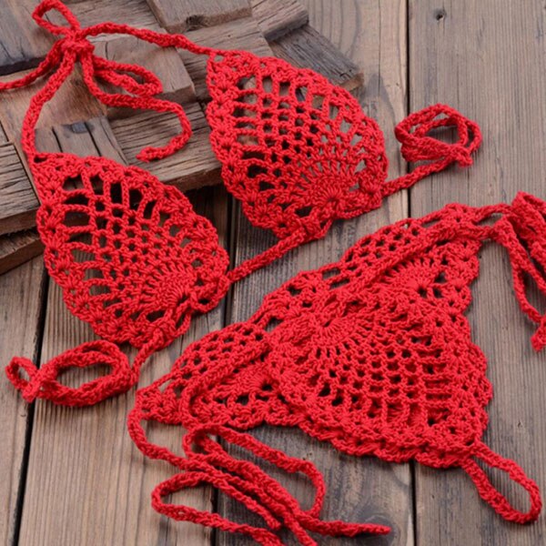 Handmade Crochet Micro Bikini Set