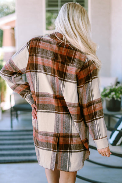 Long sleeve cardigan solid color coat long top for women