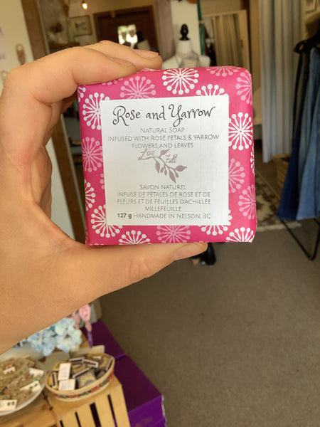Rose & Yarrow Soap - Live Full (Nelson,BC)