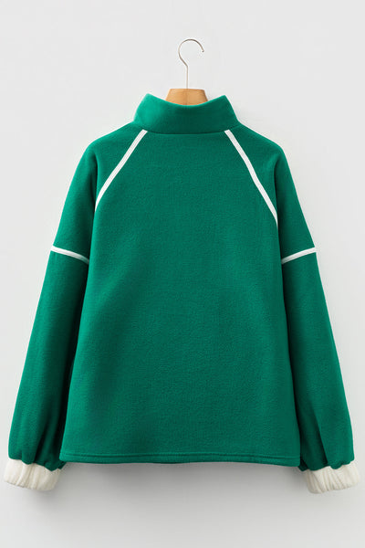 Trendy Plus Size Women's Cozy Sweatshirt in Soft Cotton Blend - Perfect for Casual Outings and Everyday Comfort