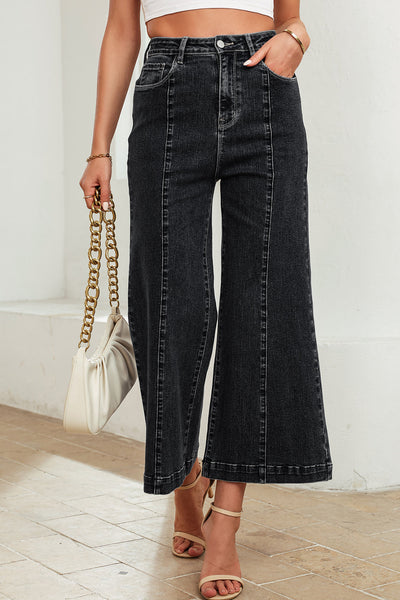 Stylish Women's Classic Blue Ankle Jeans - Comfortable Fit for Everyday Casual Wear and Effortless Style