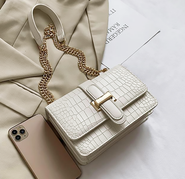 Alligator Pattern Purse