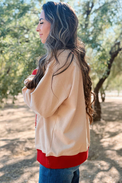 Comfortable Grey Oversized Sweatshirt for Women - Relaxed Fit Ideal for Casual Outings and Cozy Lounging