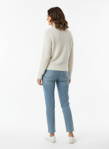 Vintage Bay Club Cozy Cream Boucle Sweater