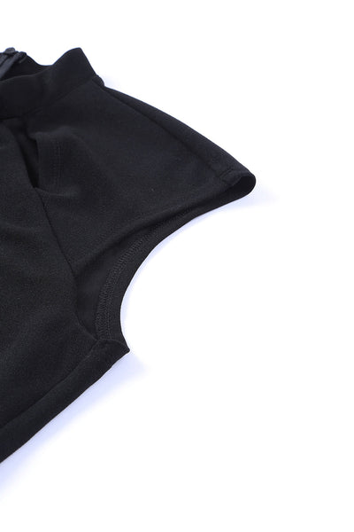 Casual Women's Jumpsuit with Pockets and Half Sleeves