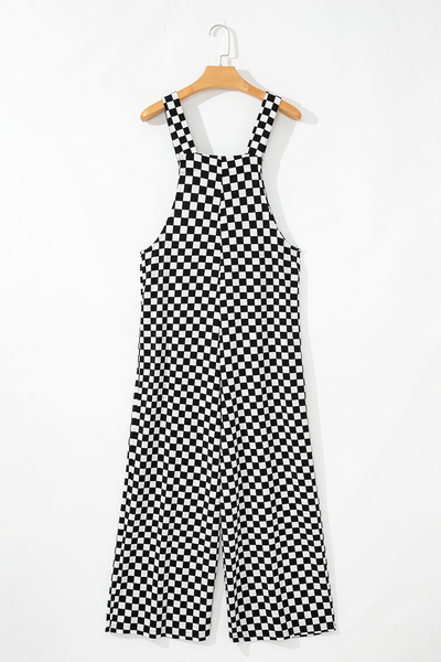 Navy Blue Women's Wide Leg Jumpsuit - Flattering Fit for Casual or Dressy Summer Events, Stylish and Comfortable