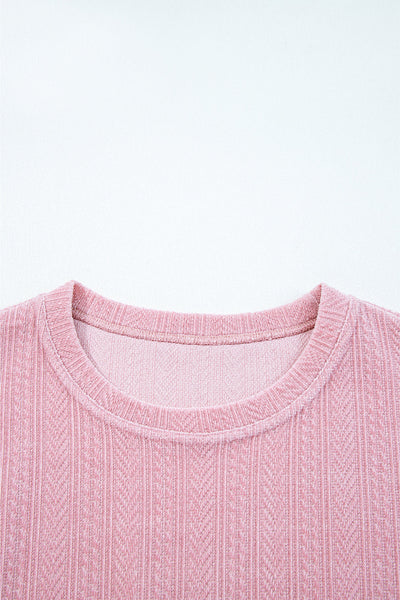 Soft Pink Women's Sweatshirt - Cozy Casual Style for Everyday Comfort and Effortless Chic Fashion