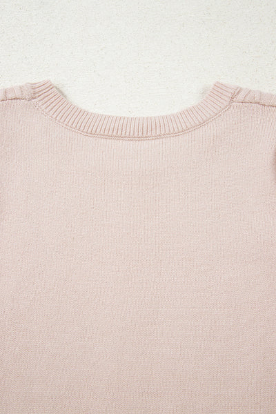 Multicolor Cozy Women's Patchwork Knit Sweater - Relaxed Fit Casual Chic Top for Effortless Style