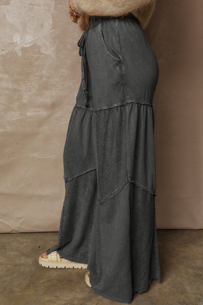Stylish Women's Black Wide Leg Pants Flattering Fit for Casual & Dressy Occasions, Perfect for Any Wardrobe