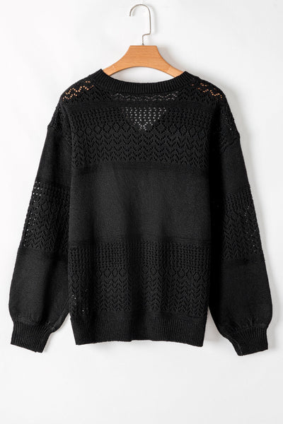 Cozy Women's Relaxed Fit Drop Shoulder Sweater in Soft Knit - Ideal for Casual Autumn Outings and Effortless Layering