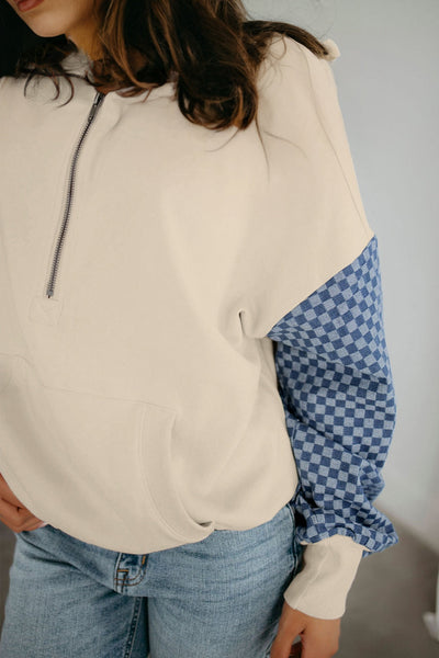 Cozy Women's Half Zip Hoodie in Soft Cotton Blend - Casual Everyday Style in Trendy Colors for Ultimate Comfort