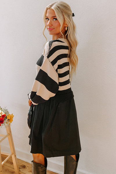 Cozy Knit Two-in-One Sweater Dress for Women - Stylish Layered Fall & Winter Fashion Essential in Versatile Colors