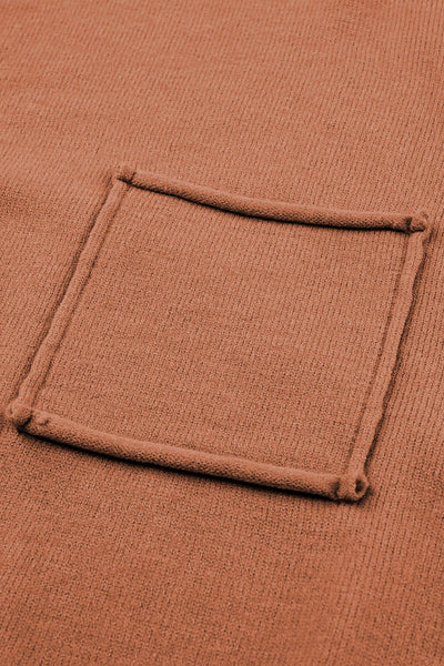Turtleneck Solid Pullover Long Sleeve Sweater
