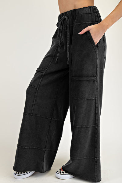 Olive Green Flowy Cargo Pants for Women - Stylish, Comfortable, and Versatile for Effortless Everyday Wear